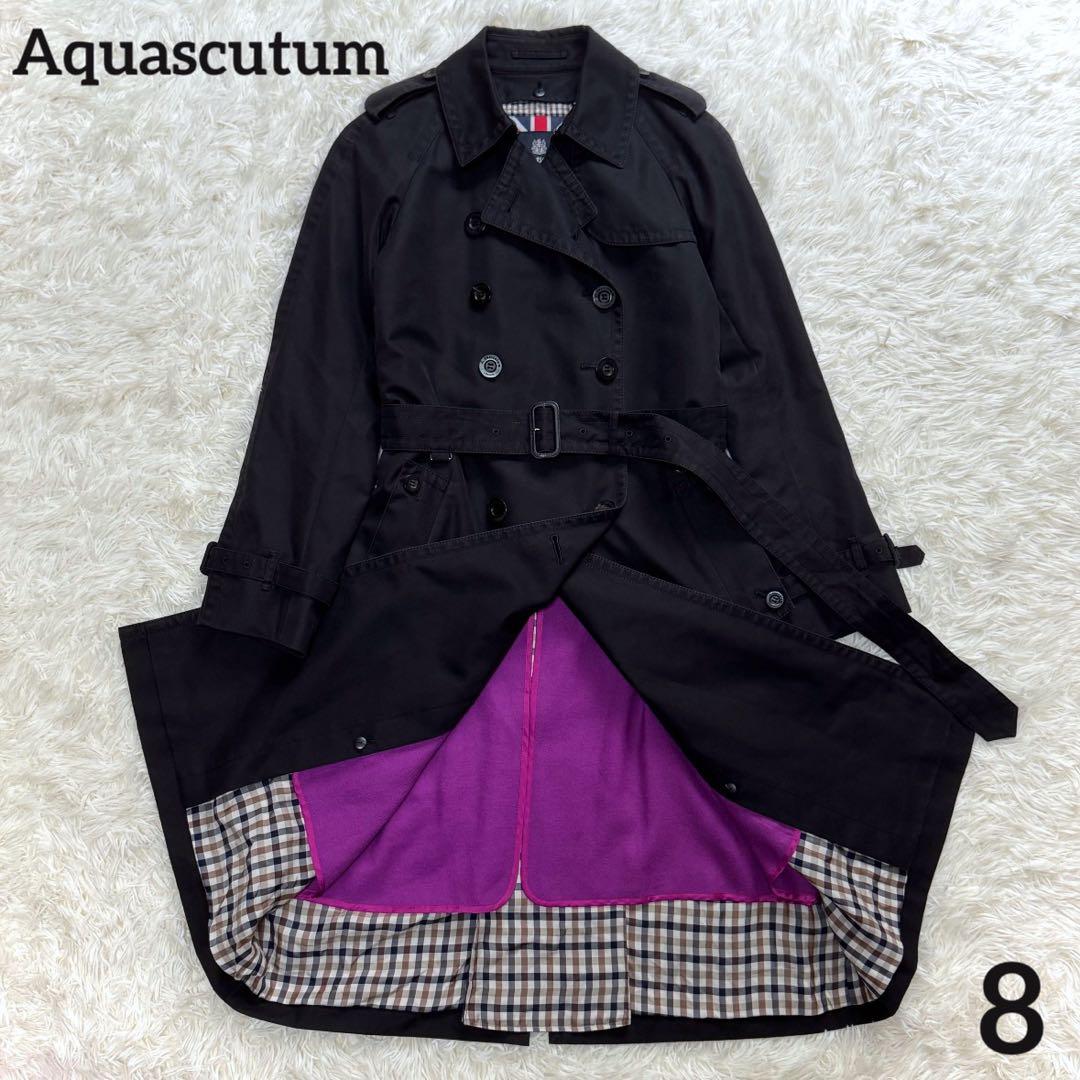 150周年記念モデル✨アクアスキュータム トレンチコート ライナー ブラック 8