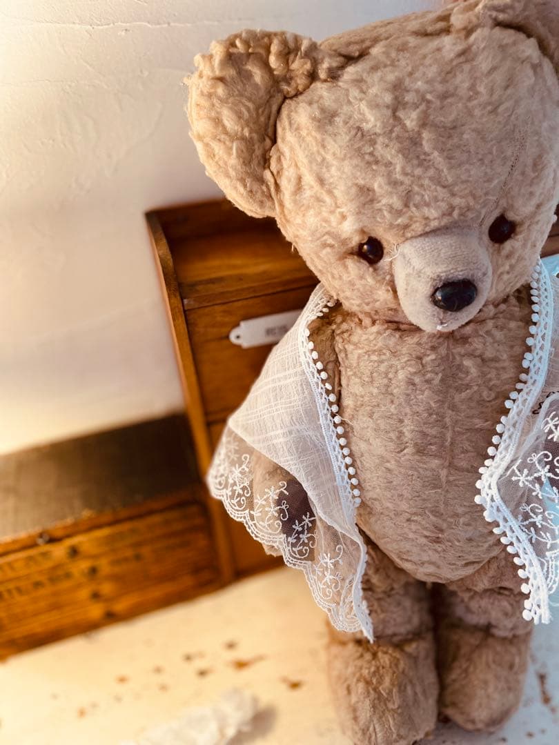 フランス　ヴィンテージベア　モコモコ♡⸝⸝⸝⸝ アンティークベア