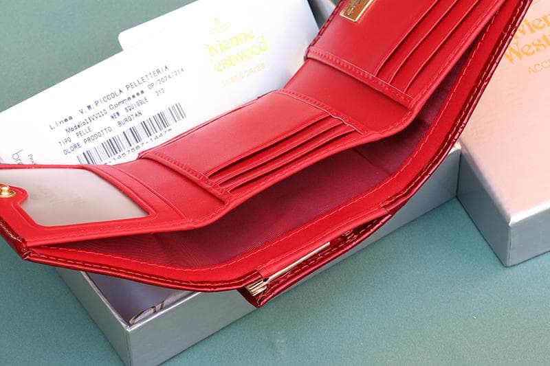 Vivienne Westwood 赤 三つ折り財布