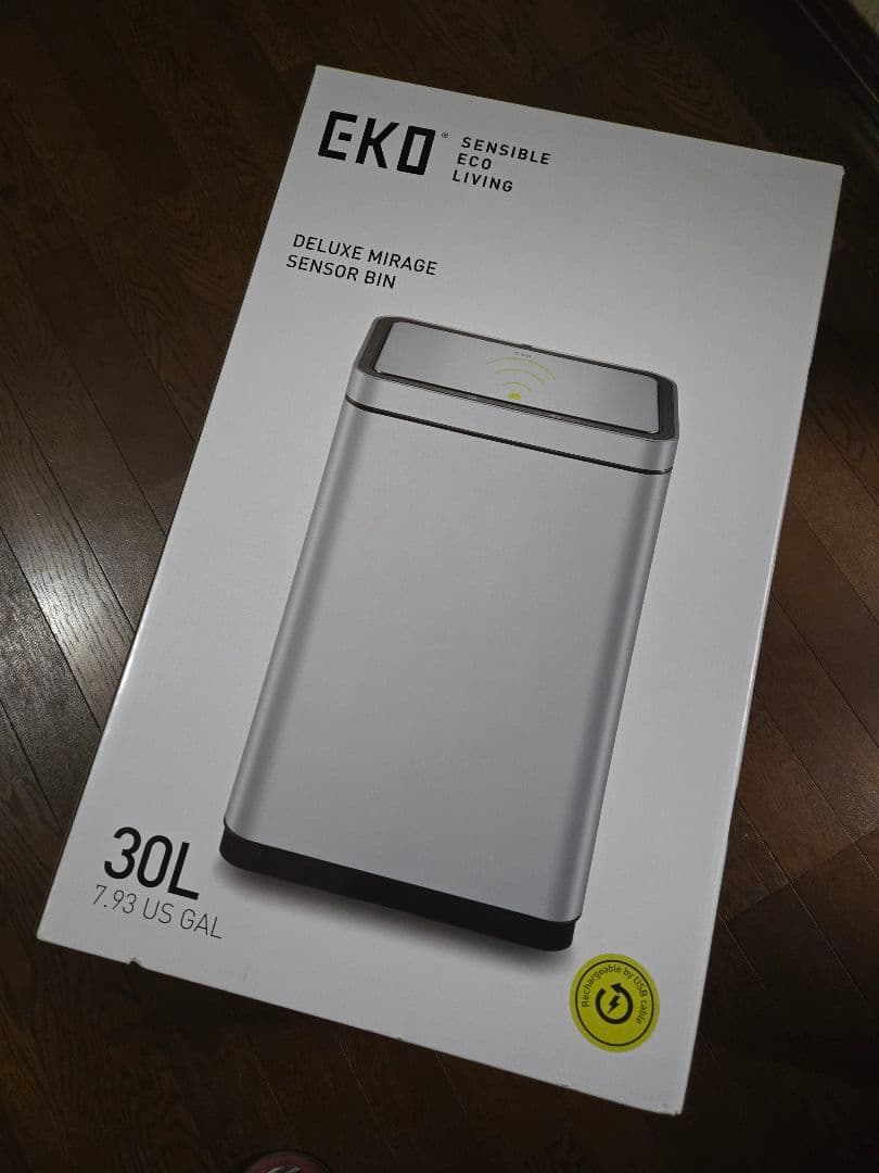 EKO センサー式　ごみ箱 　30L　自動開閉　ダストボックス　充電式