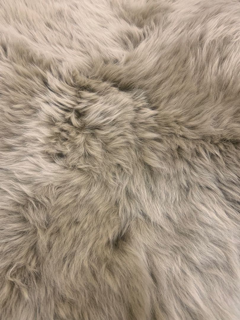 ムートン1.5匹60×120cm ブラウン