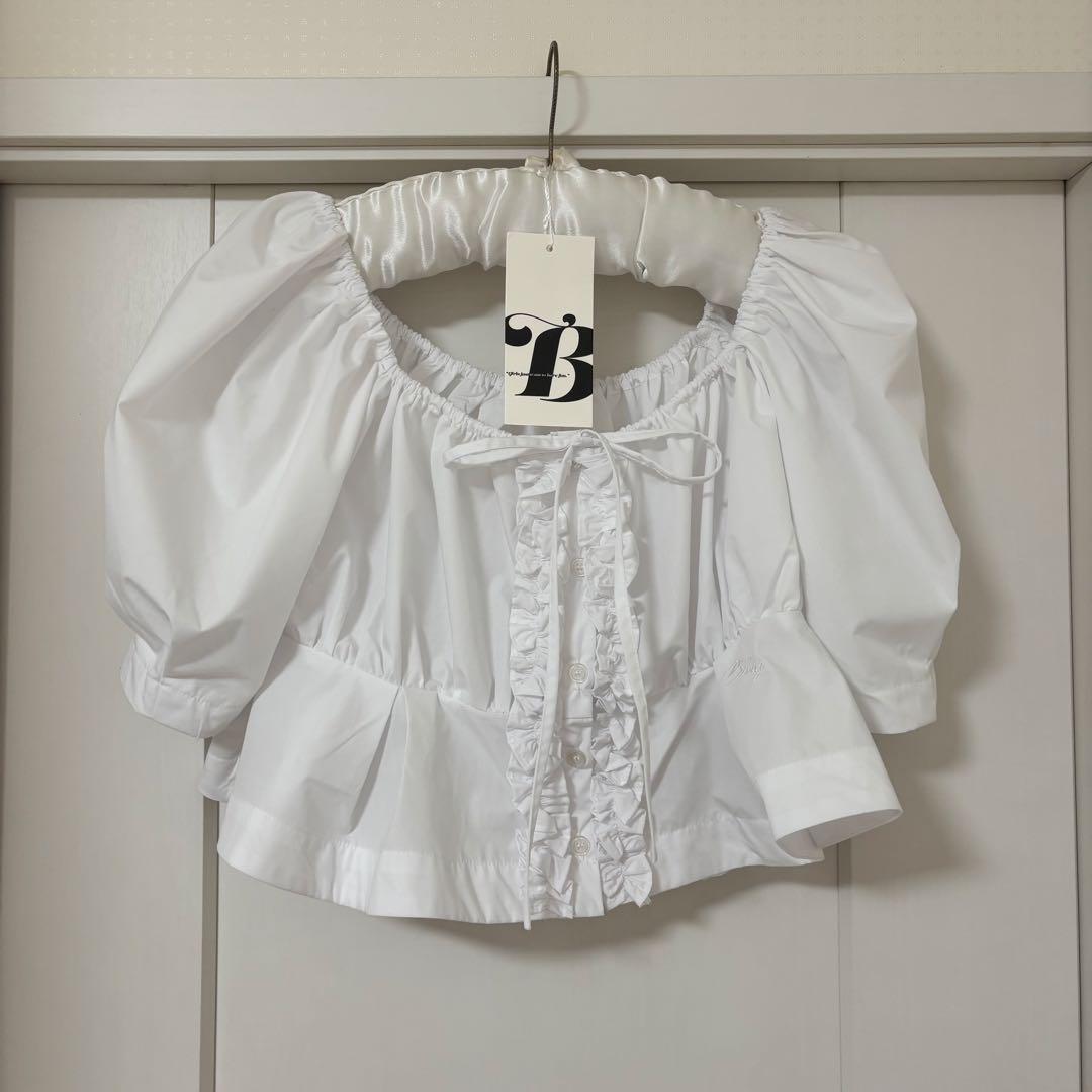 【新品】Bibiy. CYNTHIA CROPPED BLOUSE