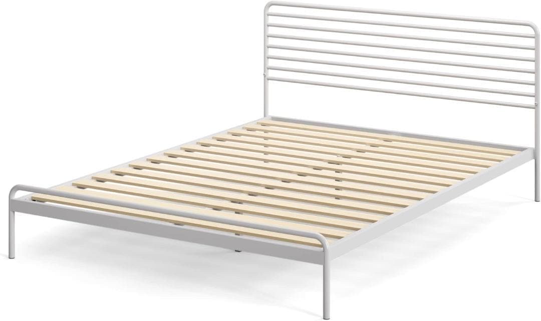 ZINUS メタル ベッドフレーム ダブル ホワイト ジヌス RPPBAW