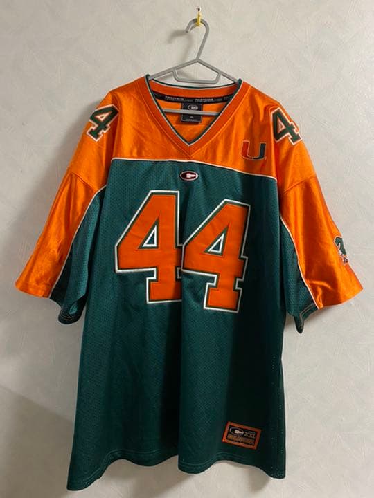 Miami Hurricanes フットボールシャツ XL マイアミハリケーンズ