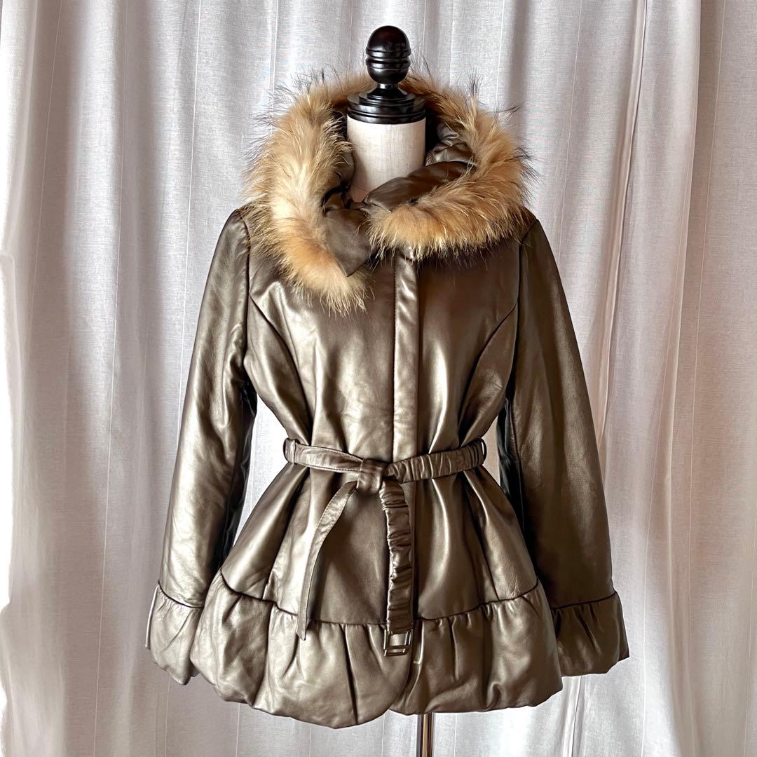 ジャケット・アウター Balmain/Leather Fur Coat