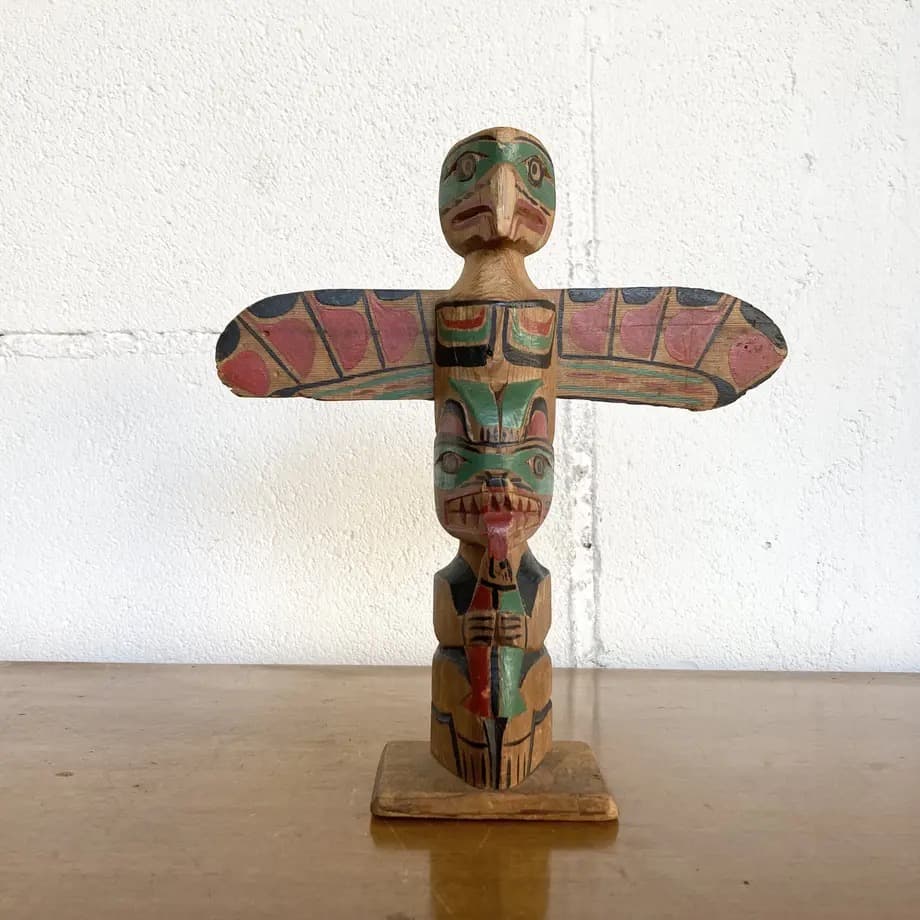 50年代　トーテムポール　アメリカ　ビンテージ