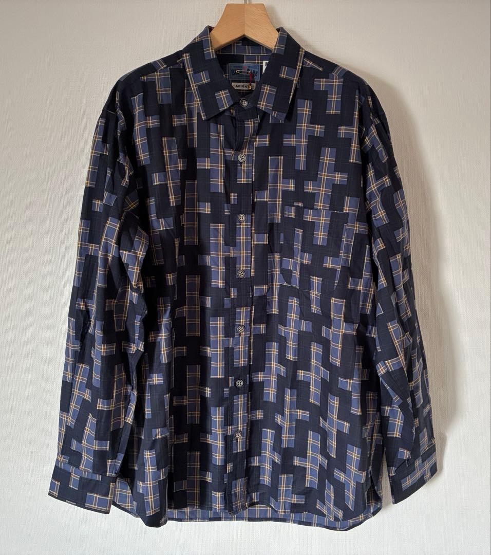 新品　BLUEBLUE インディゴシャツ　M