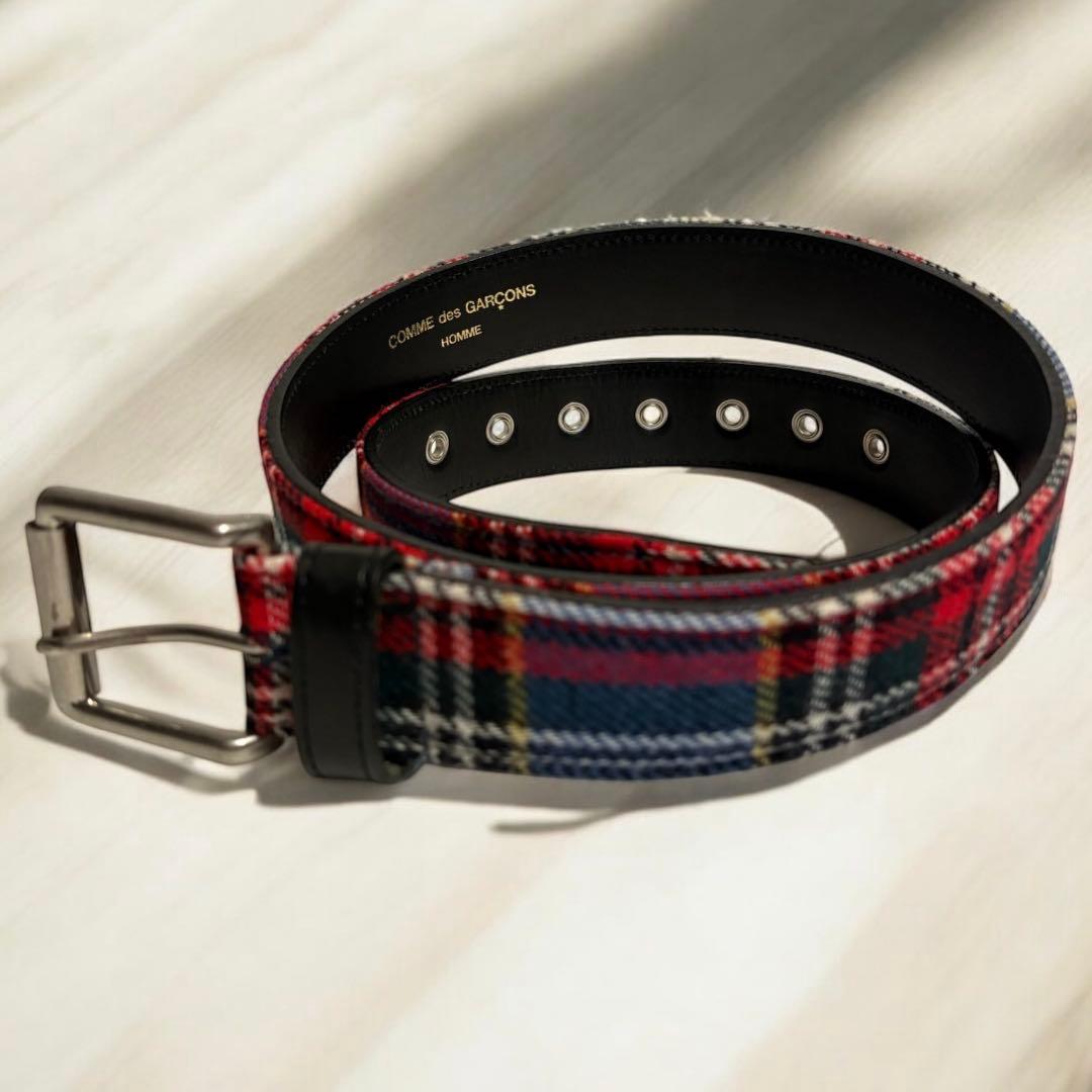 COMME des GARÇONS HOMME ギャルソン チェック ベルト