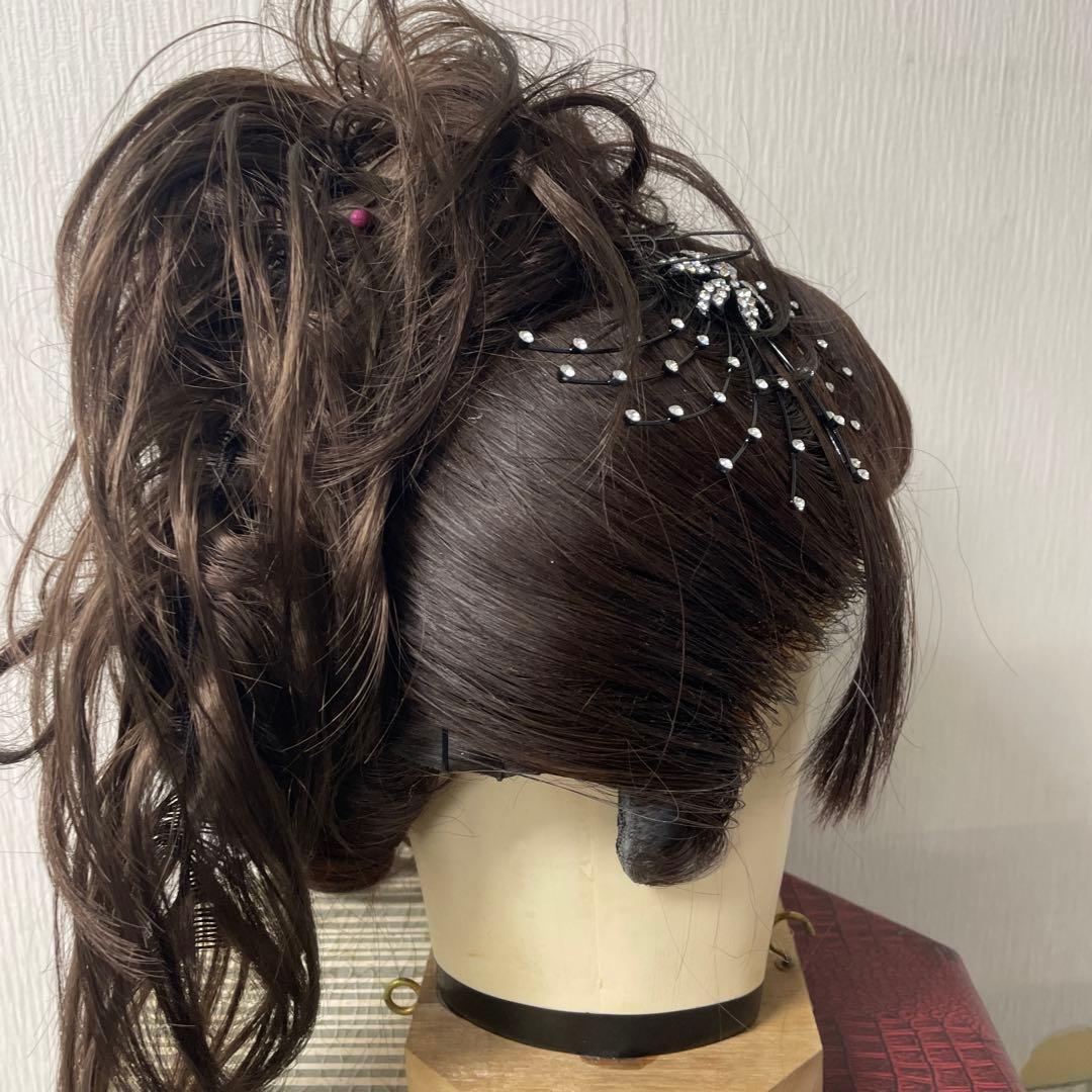 日本髪かつら　辰巳商会　大衆演劇　 ケース付 和装