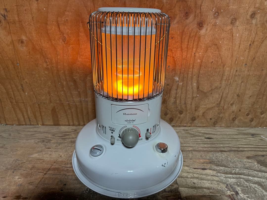芯乾燥済 石油ストーブ 置台新品レインボー RB-25F分解メンテナンス済