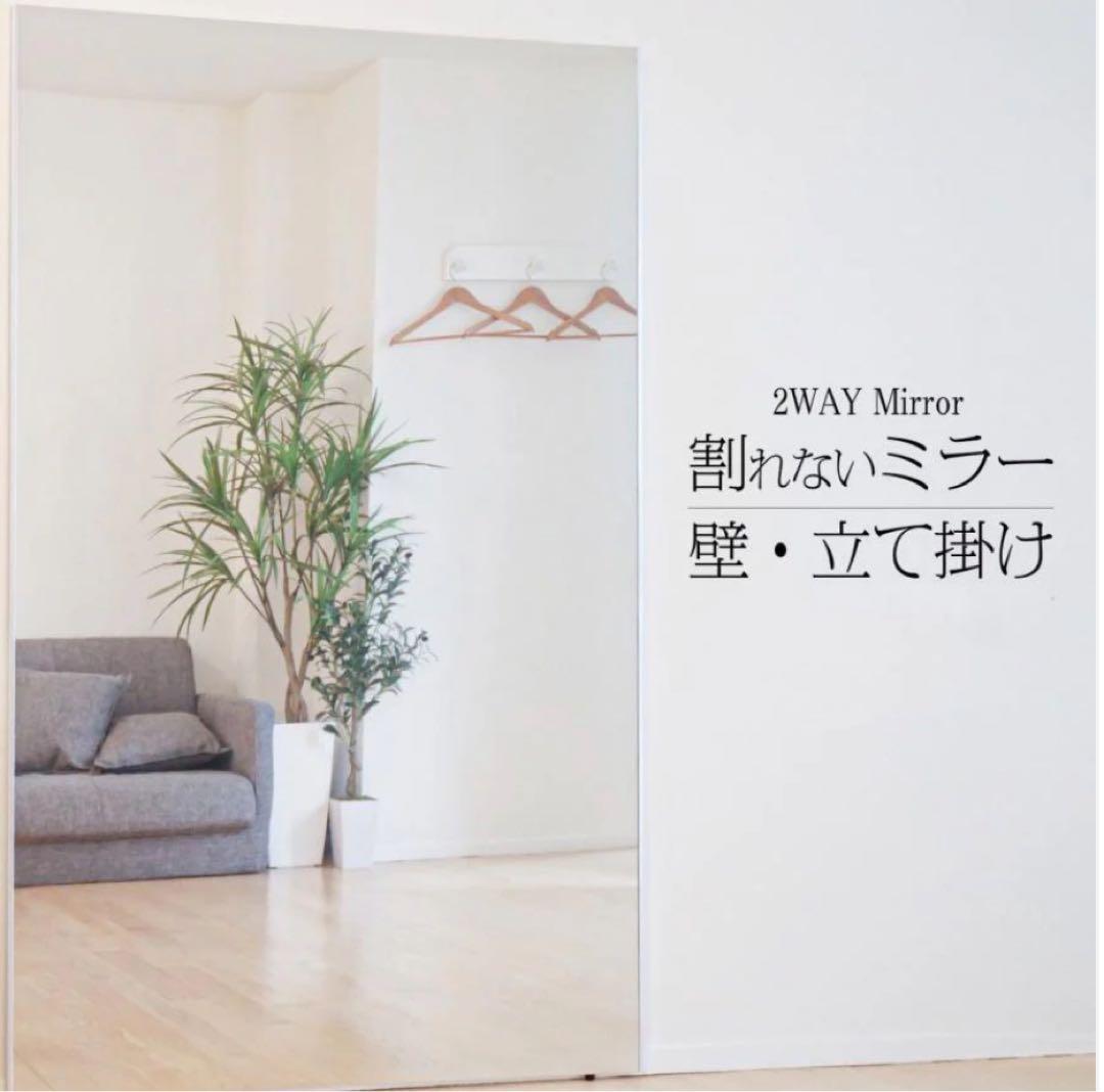 軽壁掛け鏡160x100cm黒