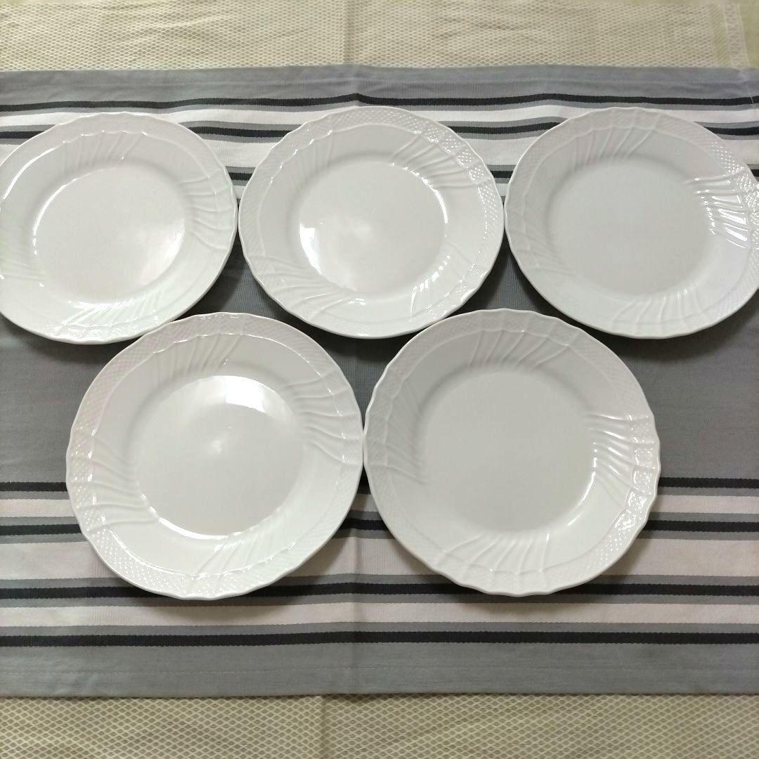 リチャードジノリ　ベッキオホワイト(17㎝)5枚セット