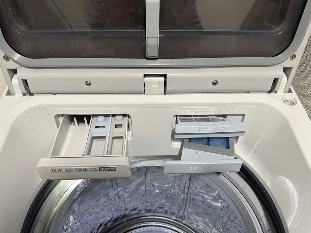 【保証期間2.5年あり、美品】SHARP ES-PT10F 洗濯乾燥機