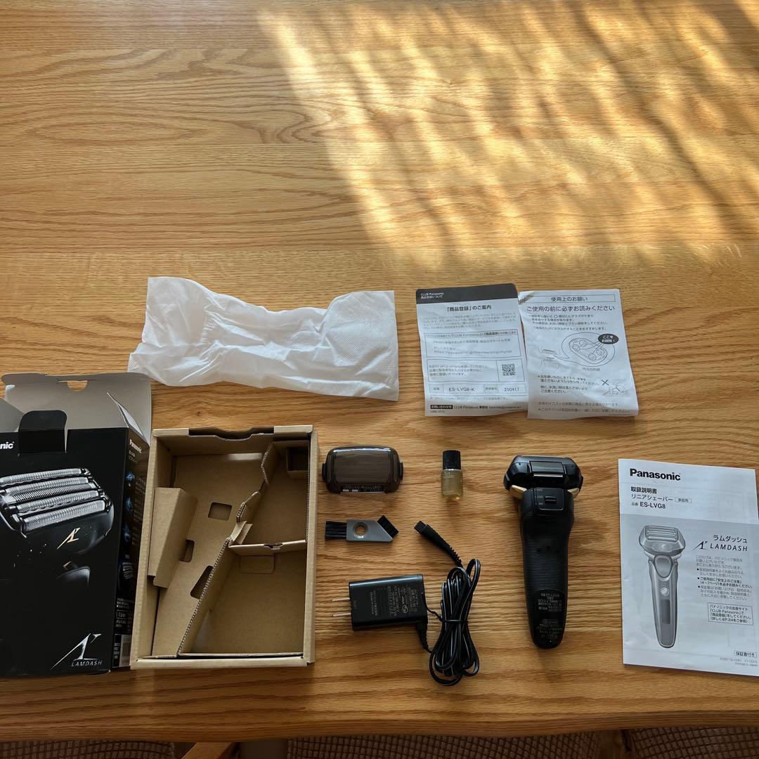 Panasonic ES-LVG8 ラムダッシュ メンズシェーバー 5枚刃