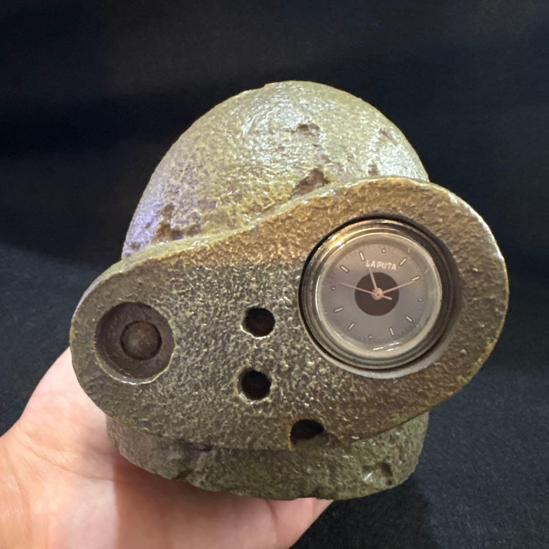 天空の城ラピュタ　ロボット兵　 巨神兵 飛行石 置時計　ジブリ　【動作品】