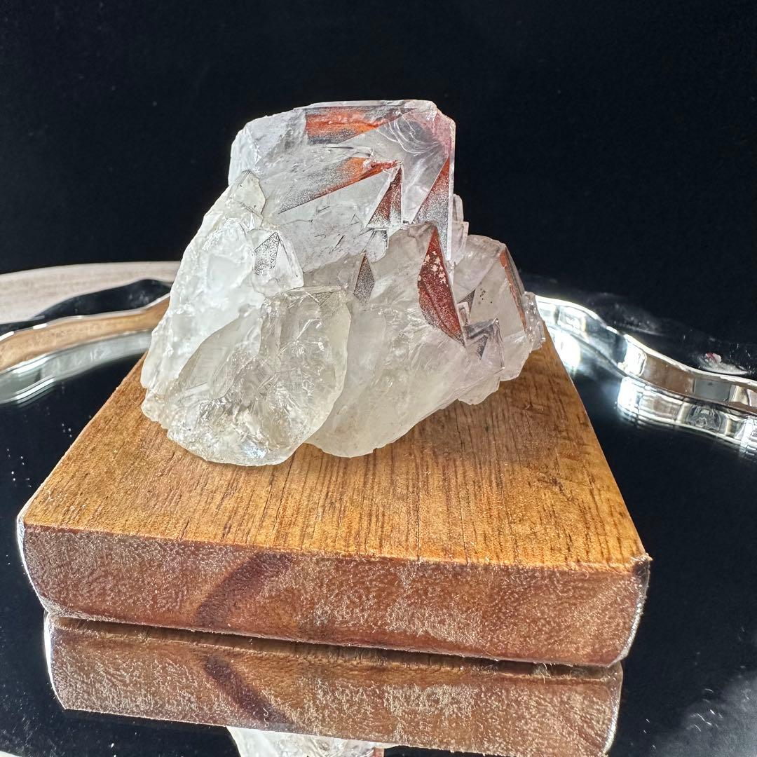 天然石 オーラライト共生水晶の原石　置物　鉱物F.05