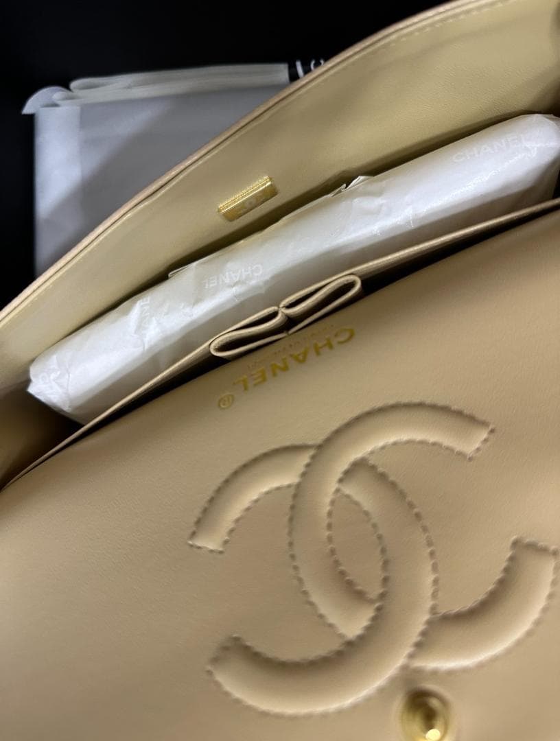 CHANEL チェーンショルダーバッグ キャビアスキン 25