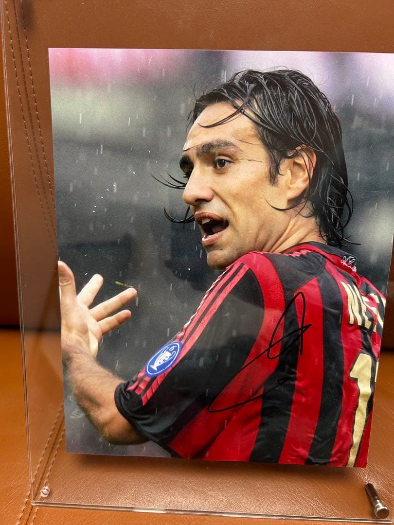 ACミラン ネスタ サイン入り写真 ミラネッロ