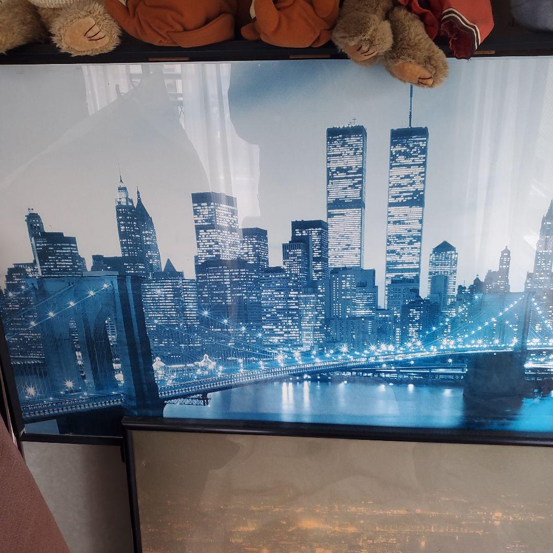 昭和レトロニューヨークの夜景 電飾アート