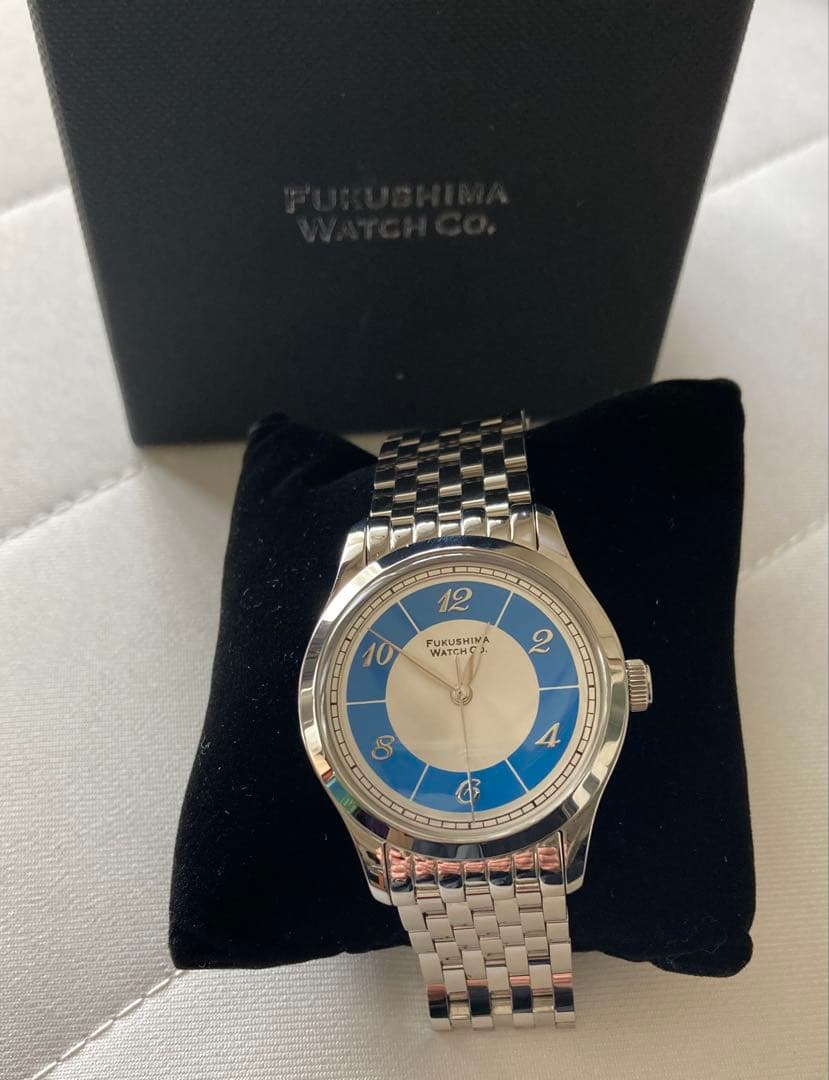 フクシマ・ウォッチ FUKUSHIMA WATCH Co.Marine Blue
