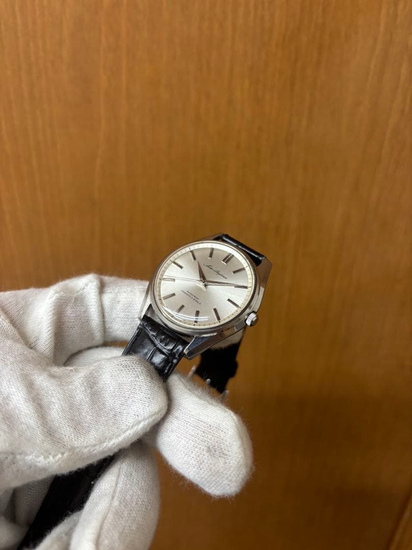 セイコースカイライナー　手巻き時計 シルバー　稼働品　タツノオトシゴ