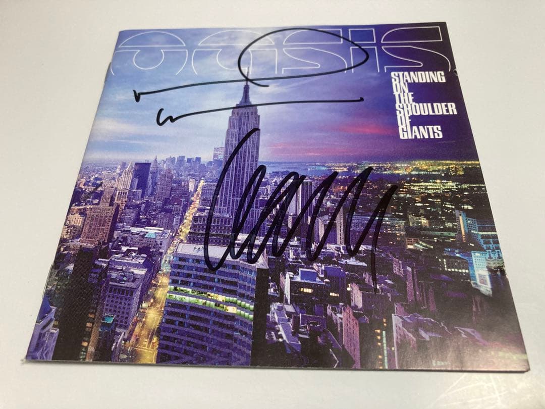 レア　オアシス　直筆サイン　oasis Liam Gallagher noel