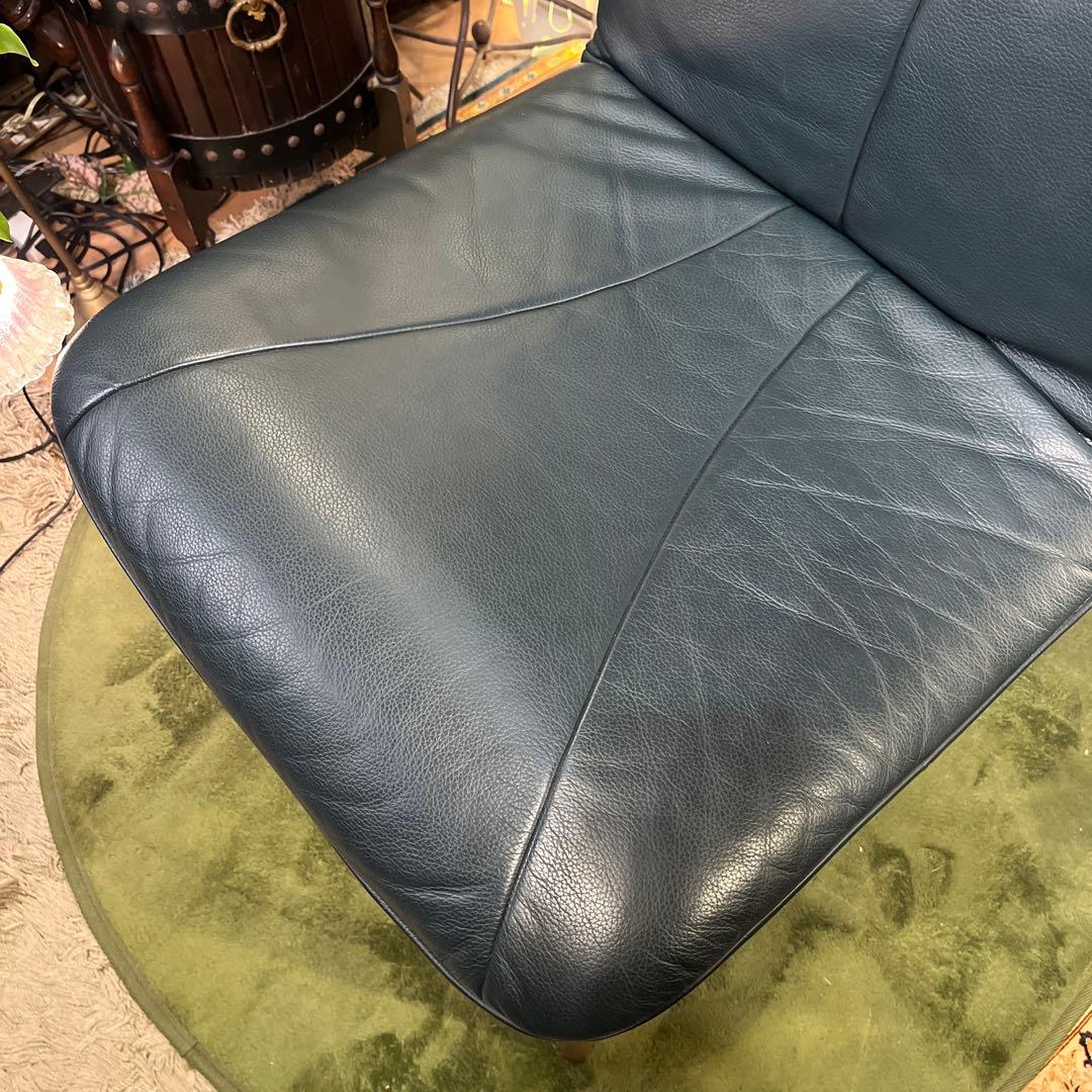 Sale ヴィンテージ 富士ファニチャー　革張りチェア　軽量　美品