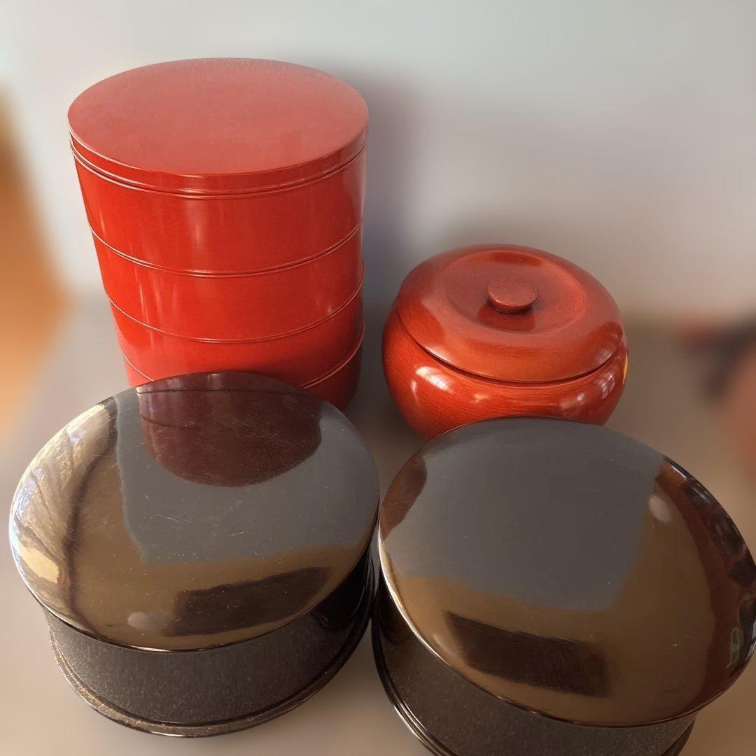 漆器　飯器　丸重