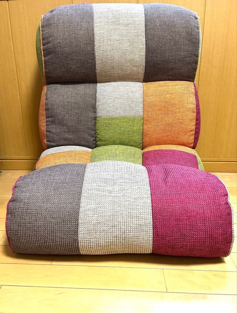 美品Sofa zaisu piglet jr 座椅子 フロアチェア　マルチカラー