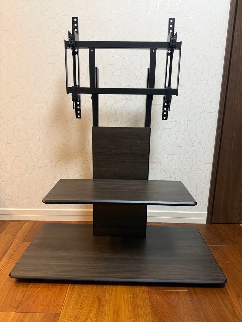 壁寄せテレビスタンド ~77v型対応 高さ調節可能 KF-970