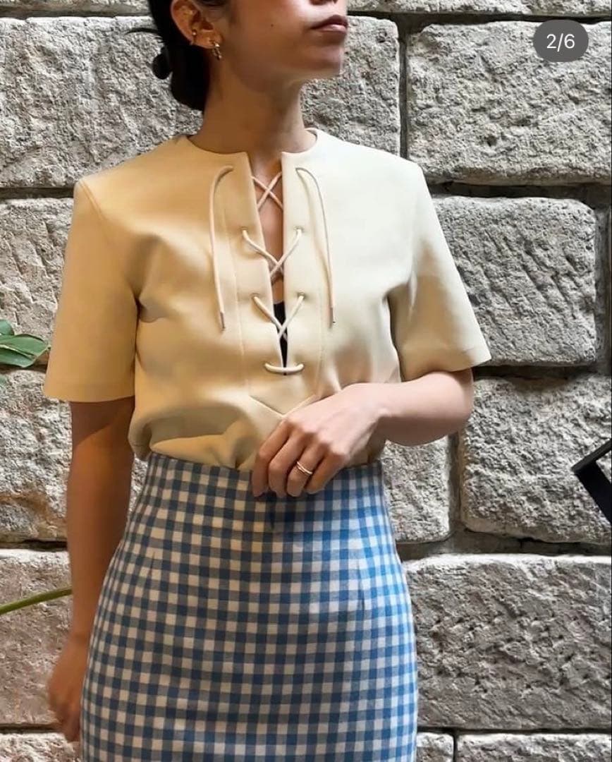 【美品】AURALEE AIRY SMOOTH CASHMERE SKIRT