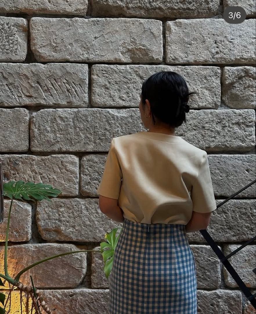 【美品】AURALEE AIRY SMOOTH CASHMERE SKIRT