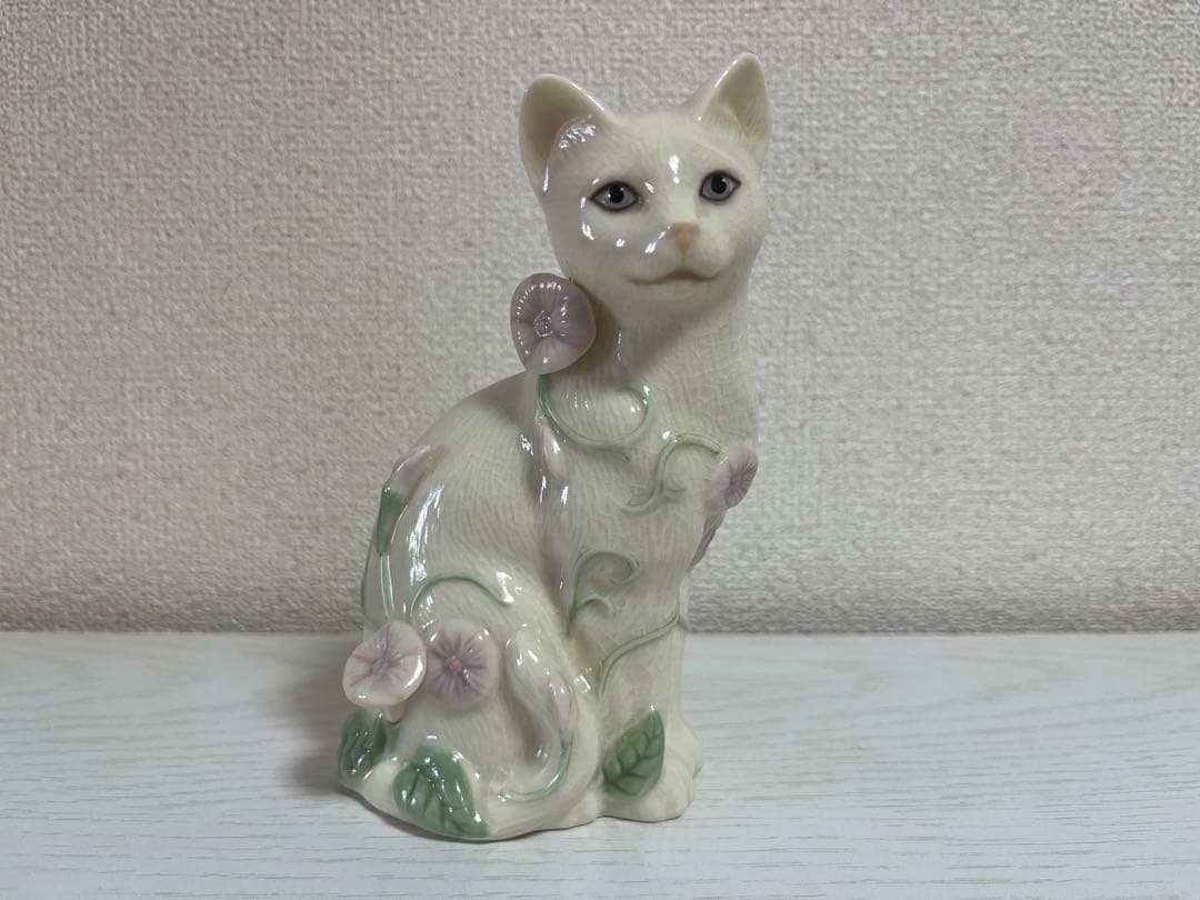 猫　置物　レノックス　LENOX