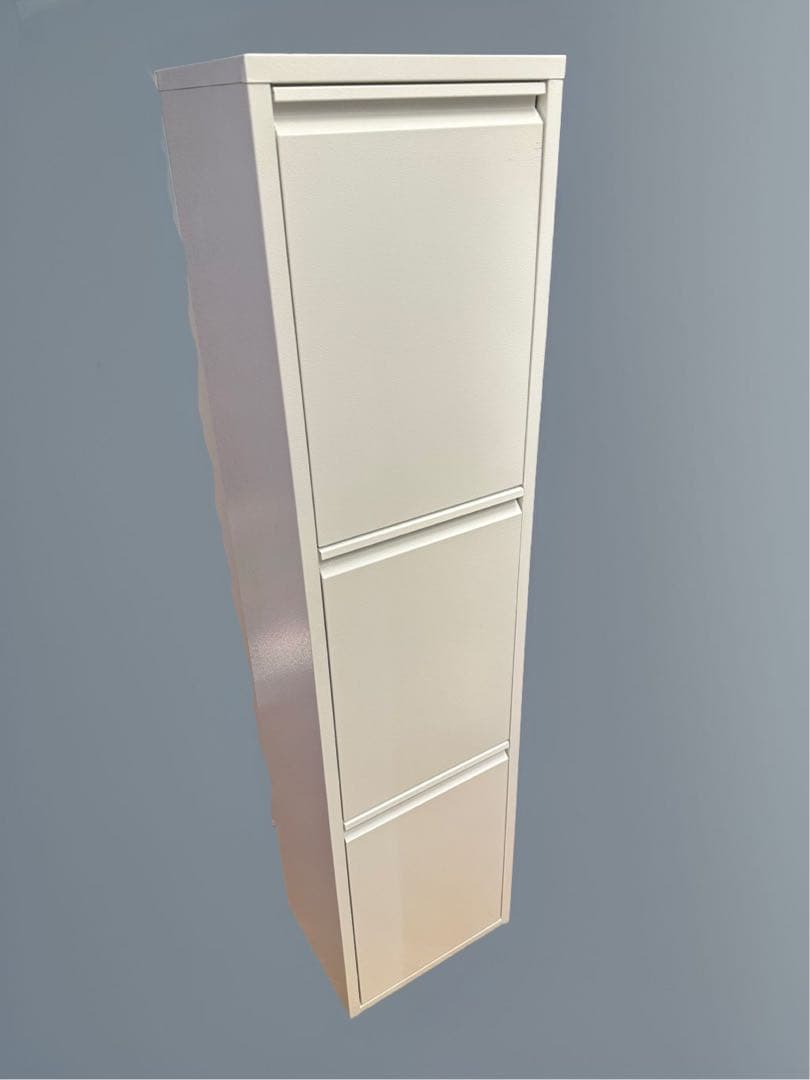 アスプルンド 3リサイクルビン イタリア製 ゴミ箱 ホワイト 3段