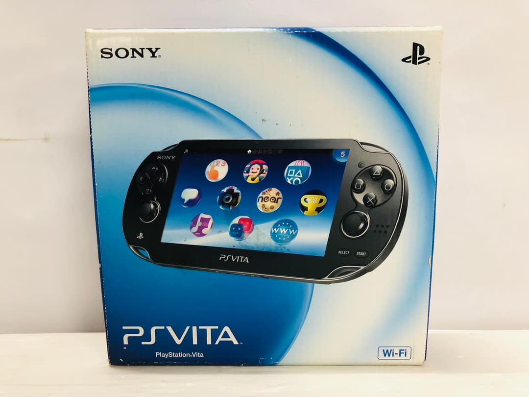 ★未使用★極美品PS Vita Wi-Fiモデル クリスタル・ブラック1000