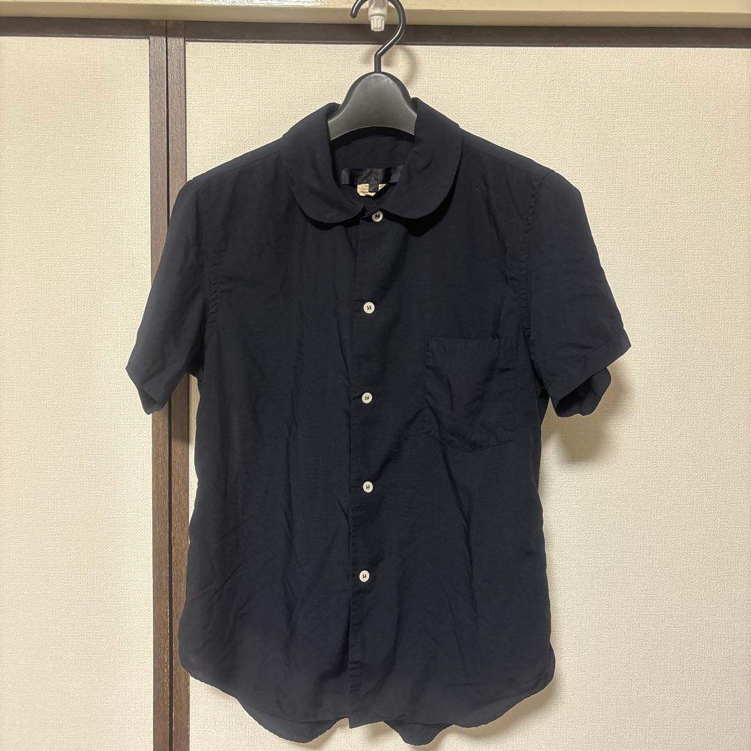 コムデギャルソン　丸襟シャツ　Sサイズ