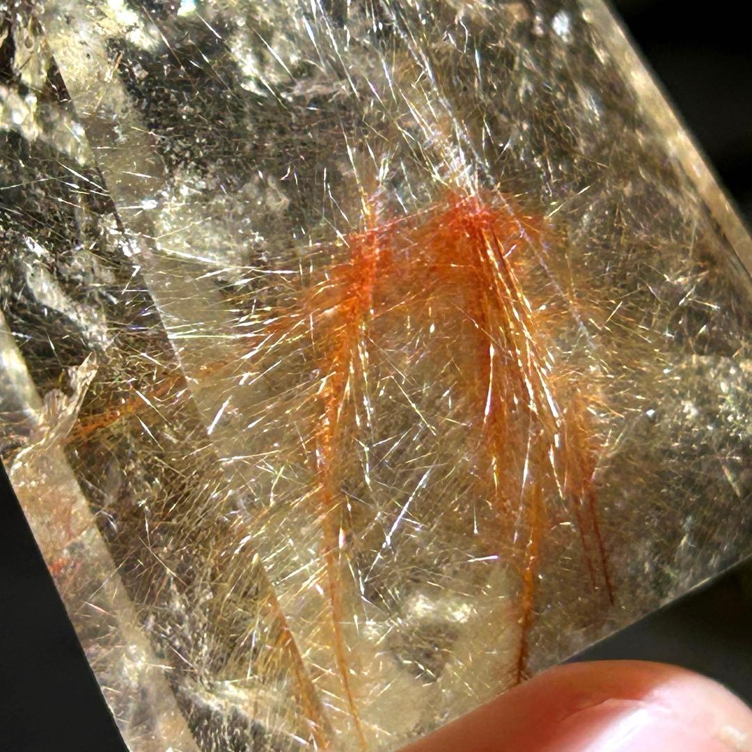 ☆別格高級品福財龍王秘宝④！貫入水晶！スモーキー　ガーデン　ルチル　六角柱　原石