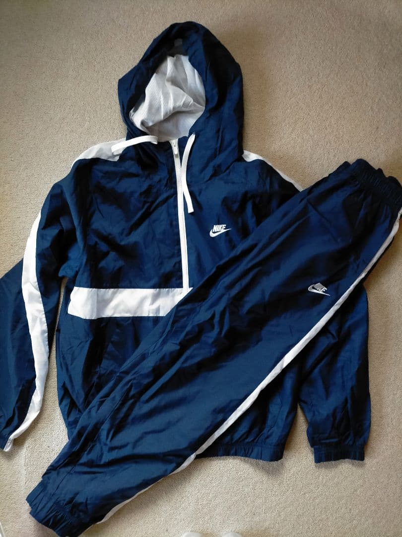 新品同様 NIKE ウーブン ウィンドブレーカー ナイロン 上下 セットアップ