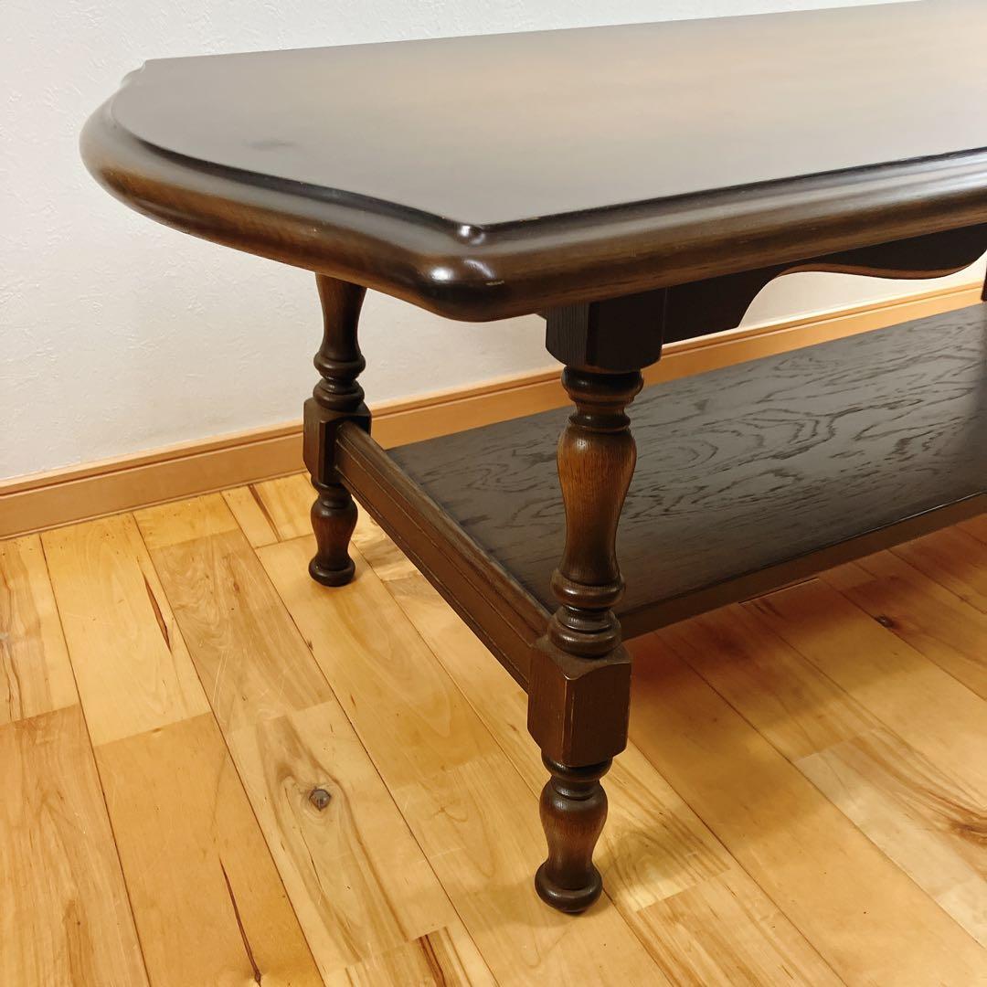 極美品　飛騨産業 HIDA キツツキ 穂高 センターテーブル リビン