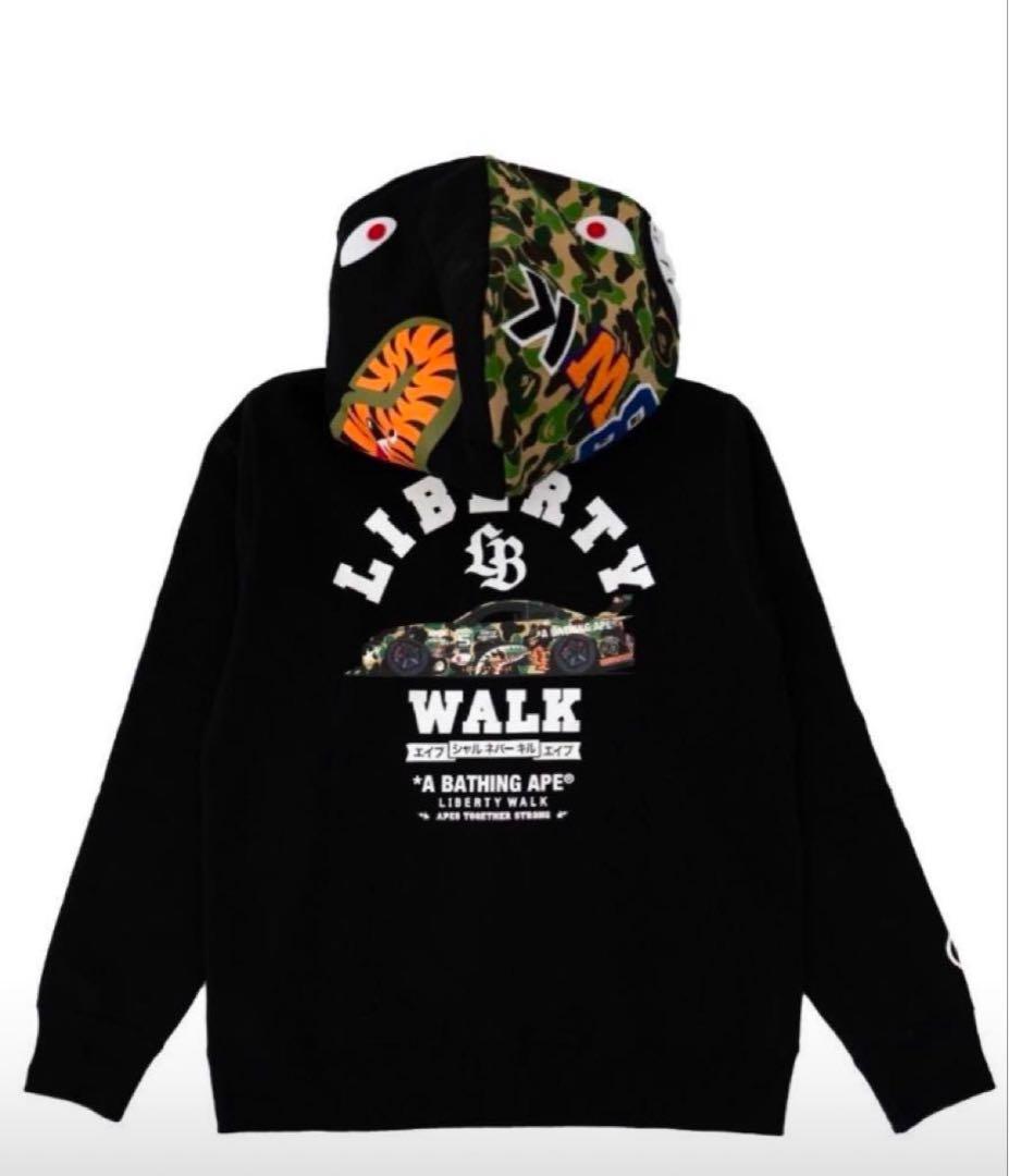 BAPE LIBERTY WALK シャークフードパーカー【最終値下げ】