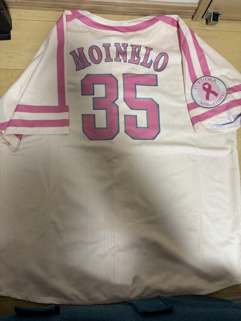 福岡ソフトバンクホークス モイネロ ユニフォーム ピンクフルデ xl レディース