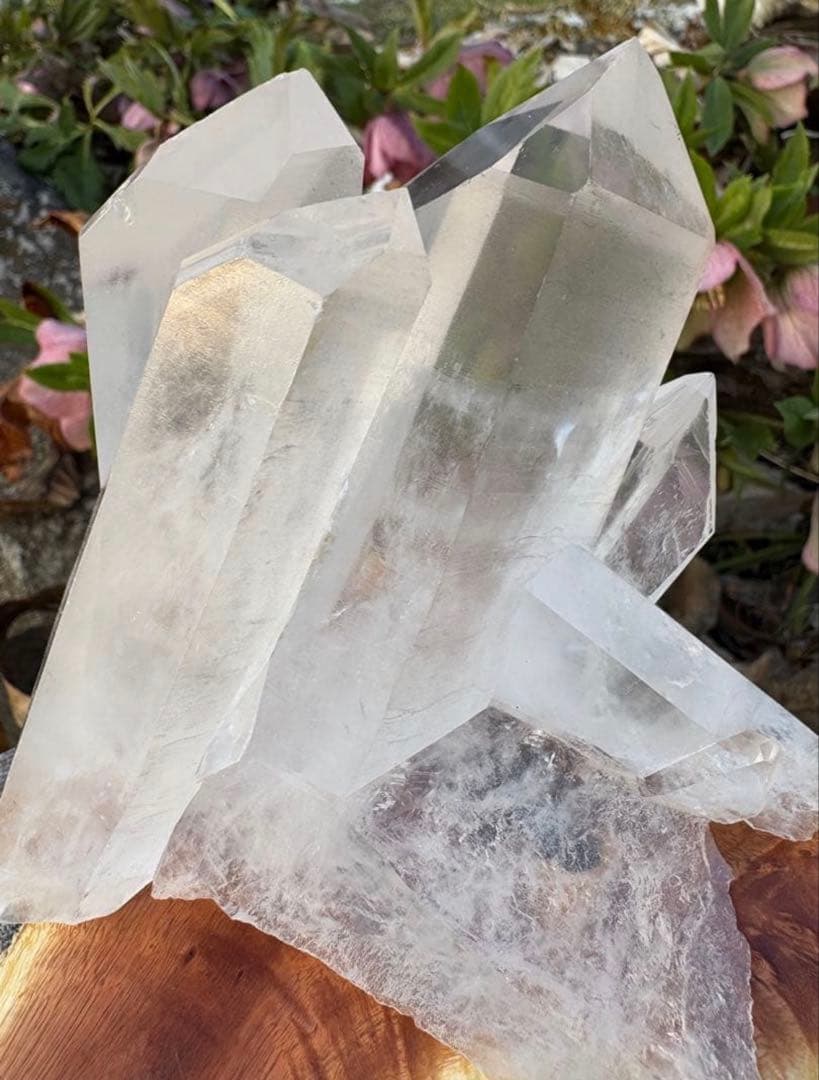 ❤️❗️ヒマラヤ　0.5kg 強いパワー　極みの逸品　クラスター　柱　水晶