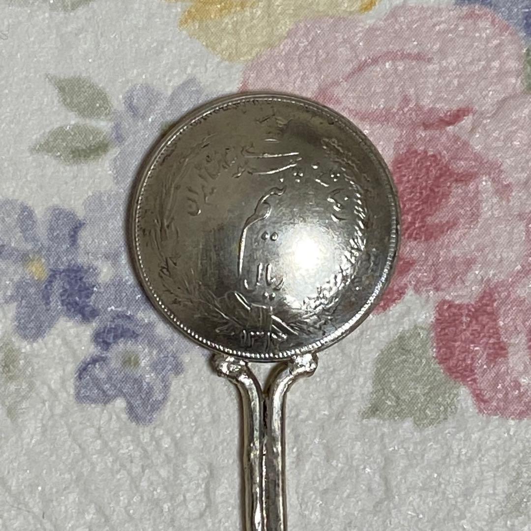 希少 アンティーク イスラム シルバー 純銀 スプーン