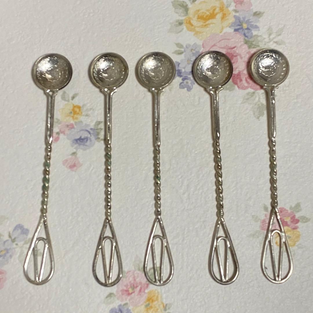 希少 アンティーク イスラム シルバー 純銀 スプーン