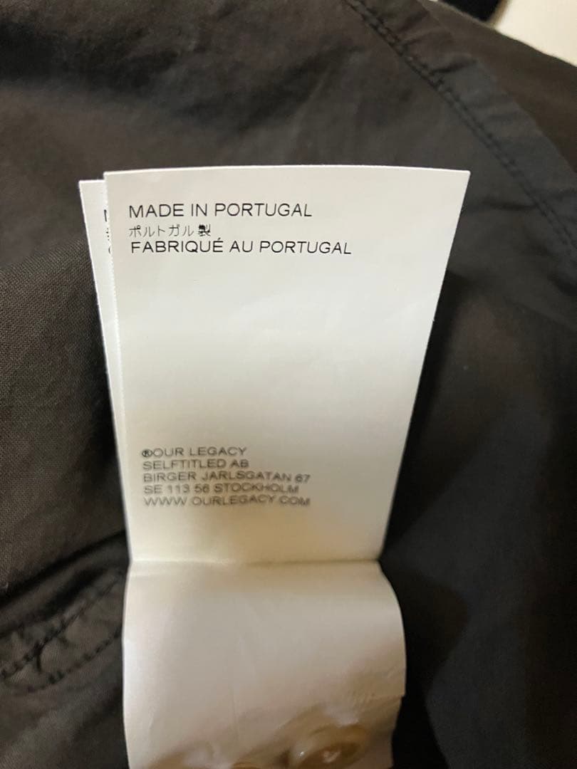 トップス OUR LEGACY 24ss BORROWED BD SHIRT IT46