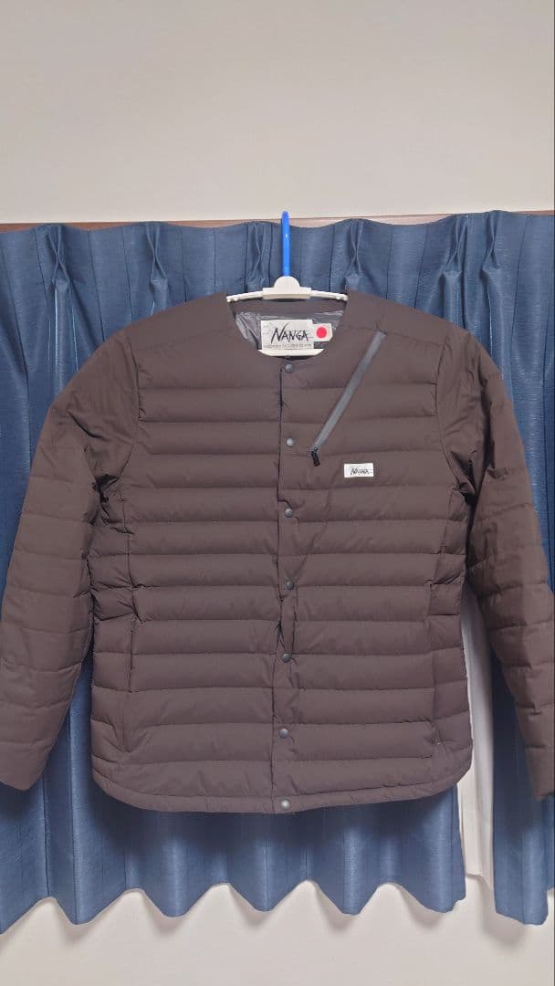 ナンガ　ホワイトレーベル　ダウンカーディガン　XL