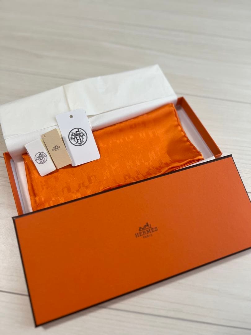 【くすのき資産総研】HERMES エルメスポケットチーフ