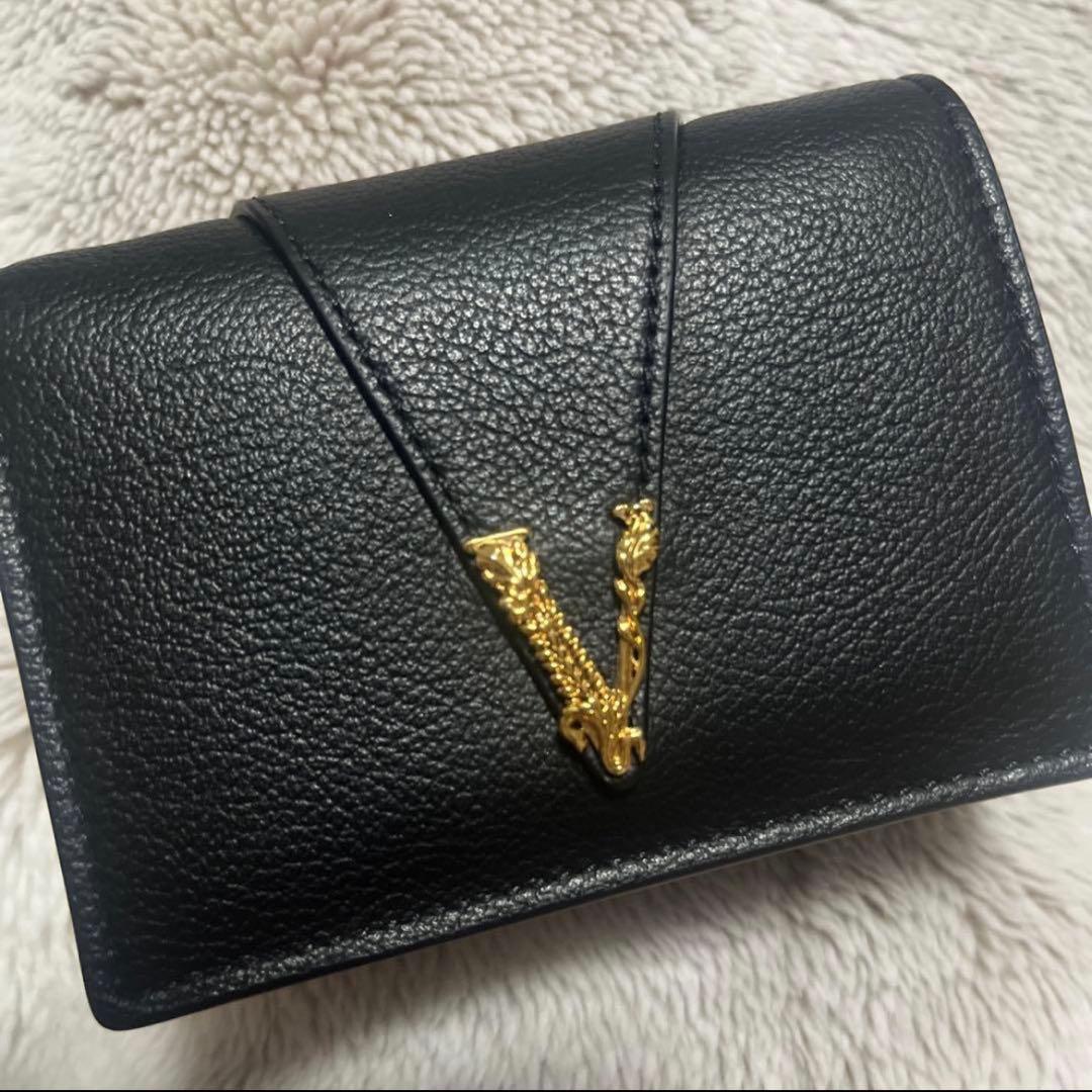 VERSACE ブラック 二つ折り財布