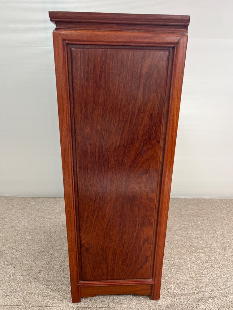 コ*ロ様 螺鈿細工 箪笥 整理箪笥 8段 木製チェスト 中国骨董 唐木