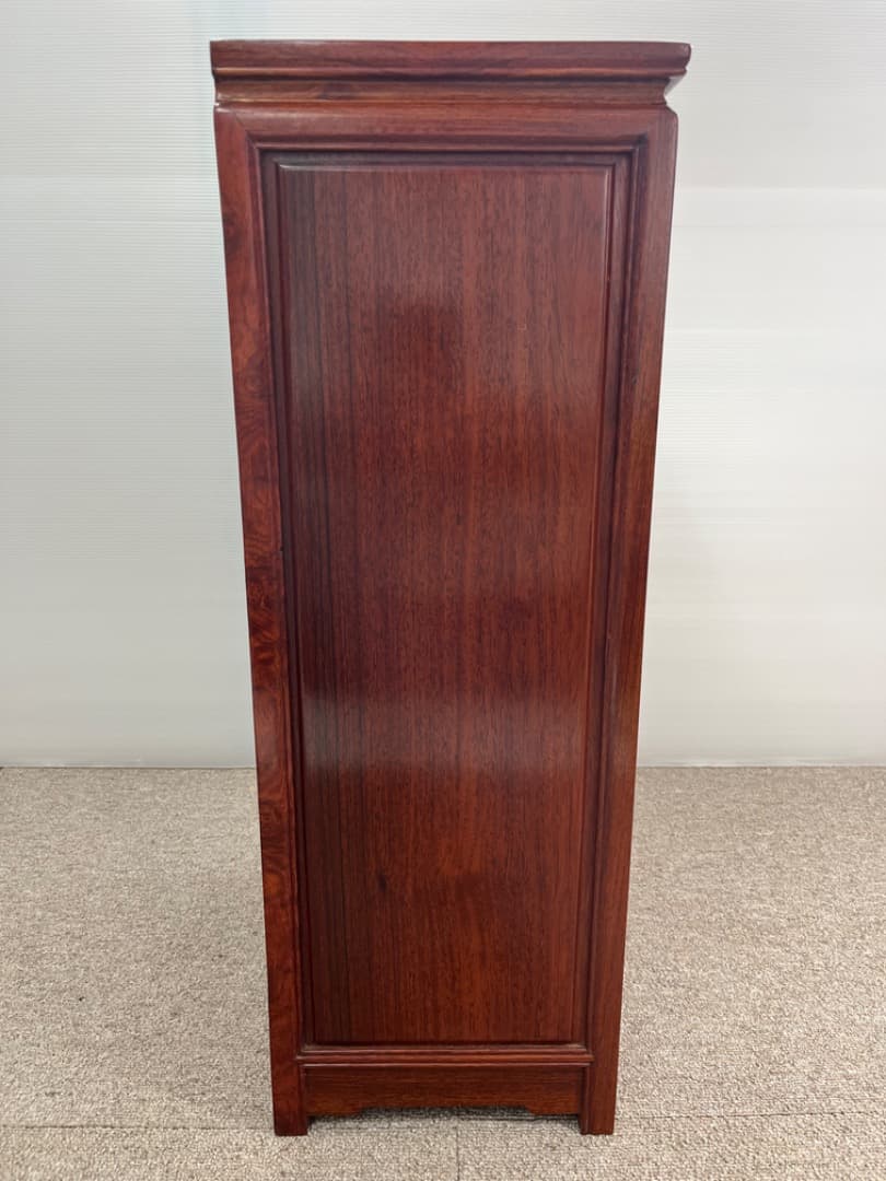 コ*ロ様 螺鈿細工 箪笥 整理箪笥 8段 木製チェスト 中国骨董 唐木